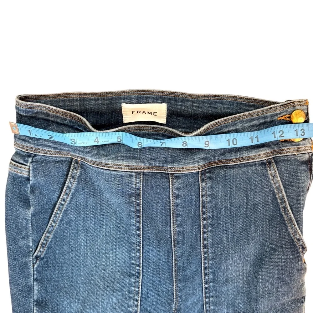 FRAME Le Francoise Flare Sidonia High Rise Jeans LFFF214 Blue 26